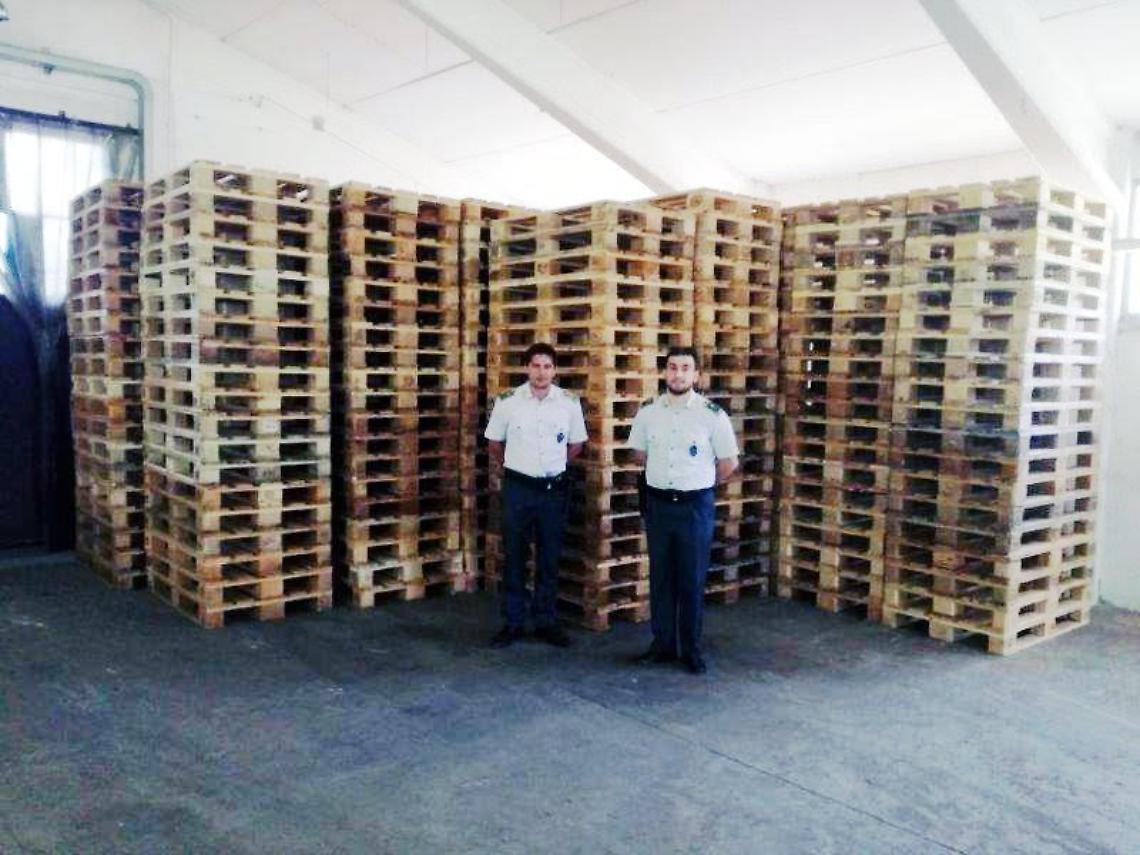 ASTI. Marchio contraffatto su bancali legno, denunciato astigiano