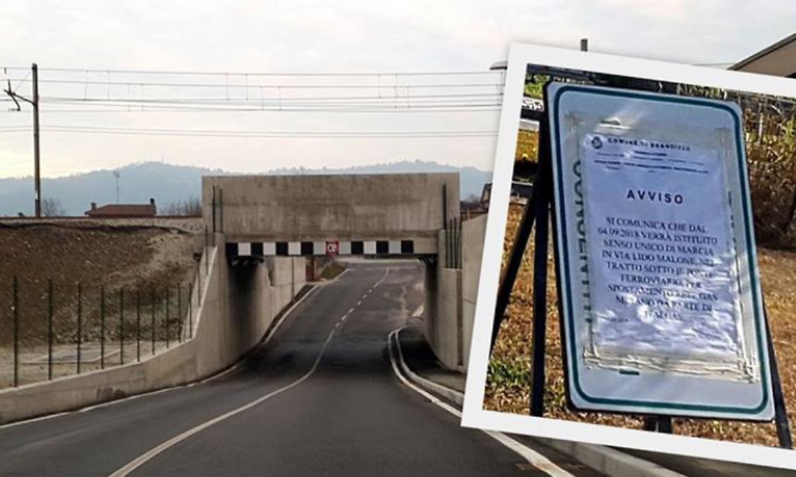 BRANDIZZO. Sottopasso: lavori dal 4