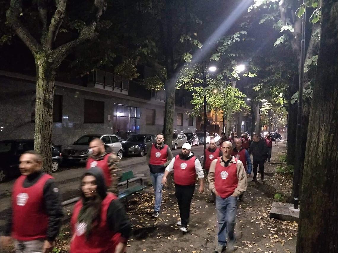 VENARIA. CasaPound passeggia per la sicurezza in centro città