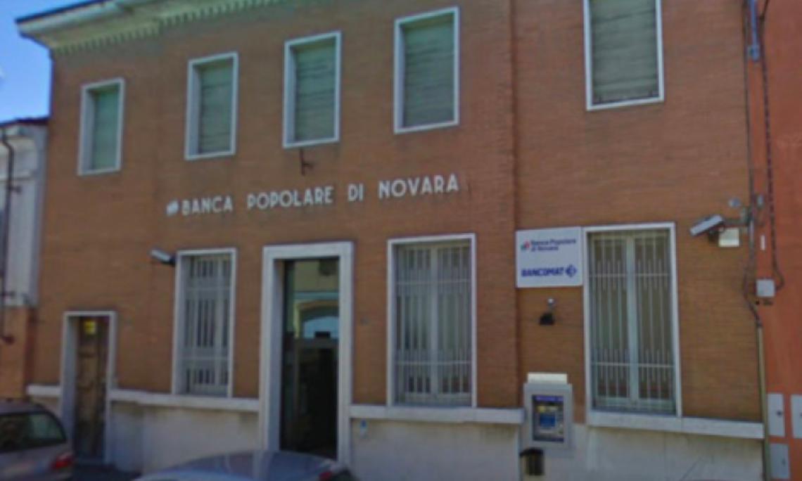 FONTANETTO PO. Rapinatore (solitario?) alla Popolare di Novara