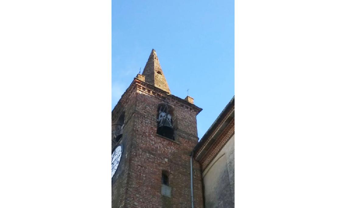 ALICE CASTELLO. Comune in attesa dell’ok per ricostruire la punta del campanile crollata nel 2017