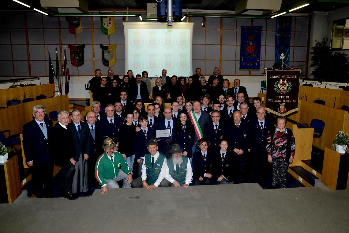 SETTIMO TORINESE. I premi per i musici in consiglio comunale