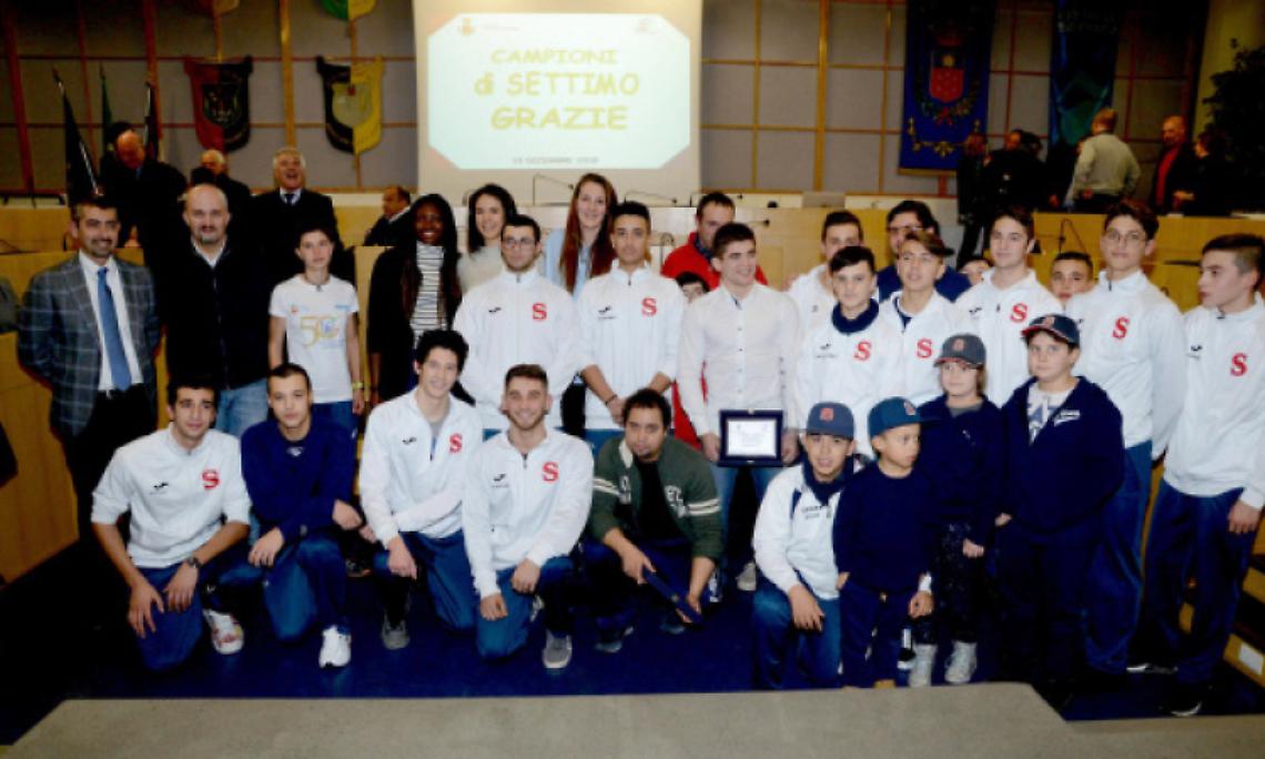 SETTIMO. A Settimo lo sport è d’eccellenza  Premiati i campioni di domani