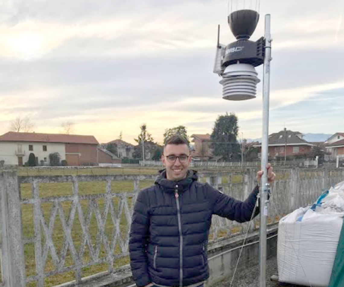 SAN MAURIZIO. Una stazione meteorologica alla sede dei vigili del fuoco