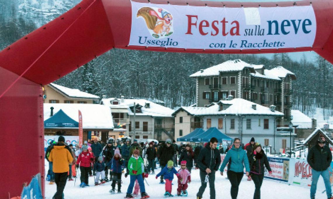 USSEGLIO. Torna la festa sulla neve con le racchette