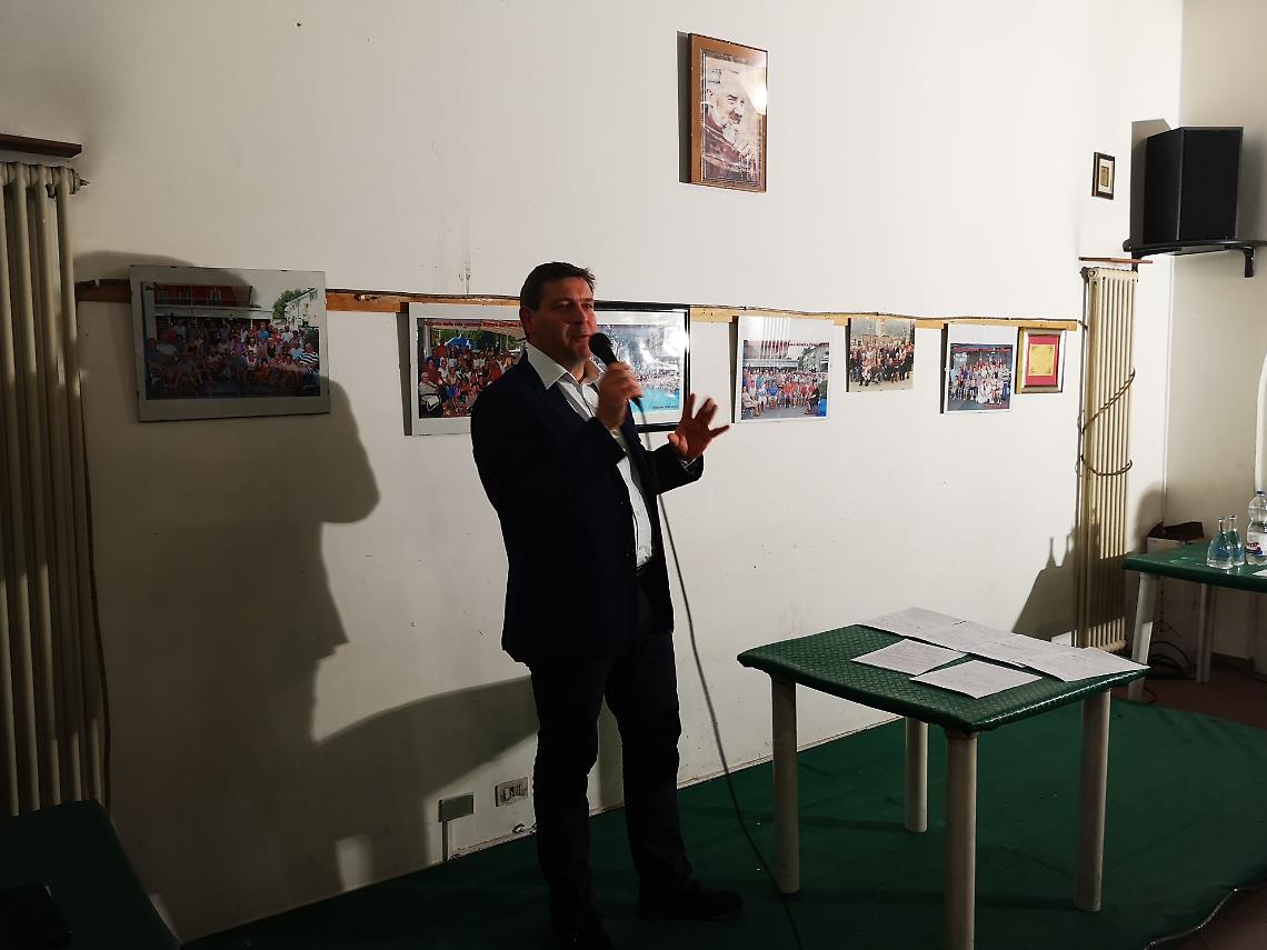 BORGARO. L'annuncio di Gambino a Villa Tapparelli: "Mi ricandido"