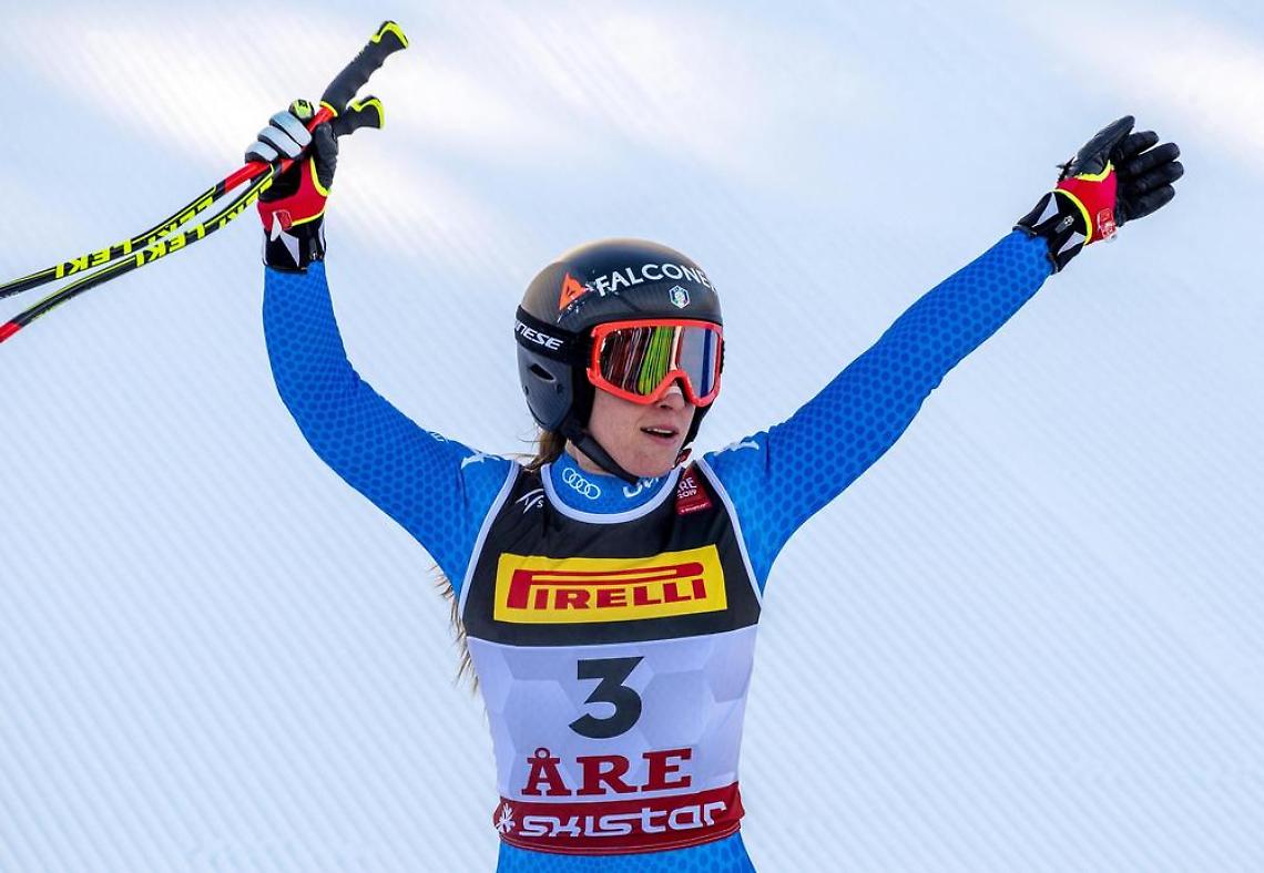 SCI ALPINO. Goggia, Brignone e Bassino in Val di Fassa