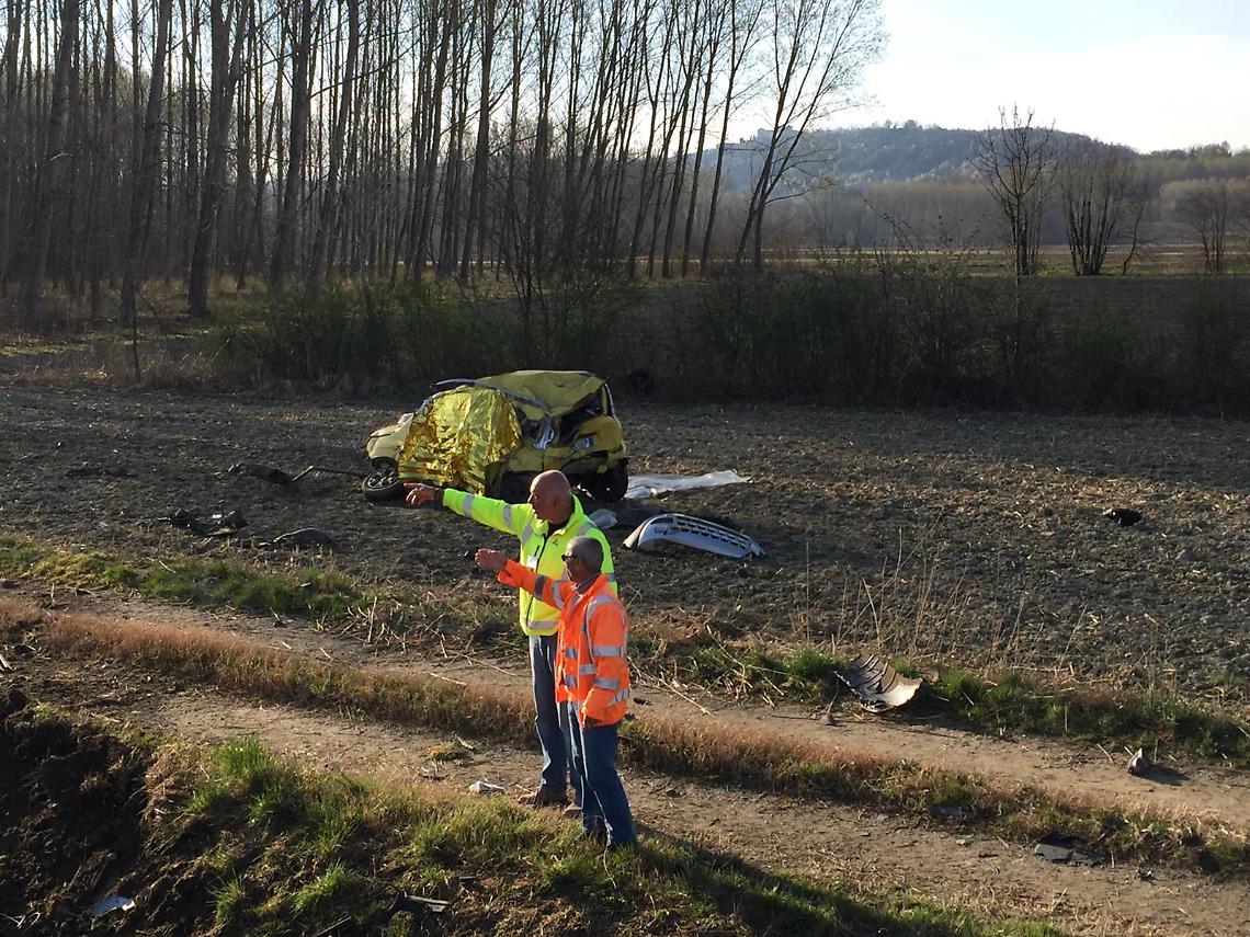 VAL DI CHY. Incidente sul raccordo Ivrea-Santhià, identificata vittima
