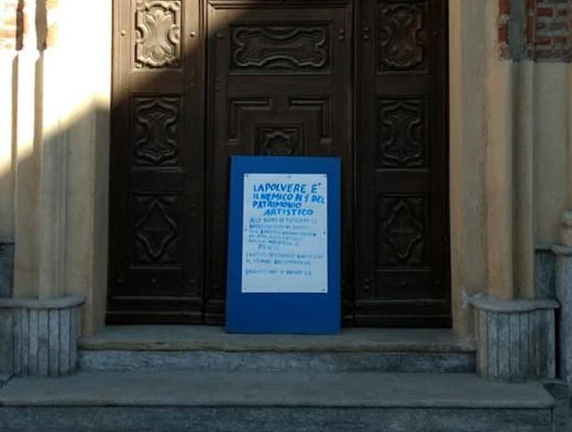 CASELLE. Il cantiere fa troppa polvere, chiusa la Chiesa in piazza Boschiassi