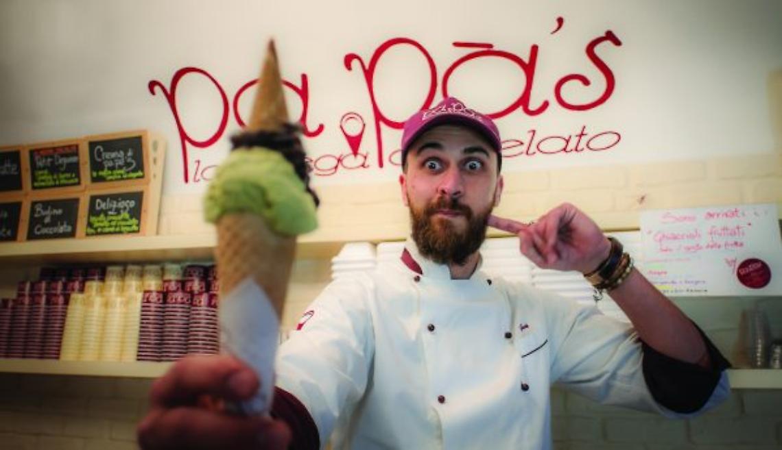 CHIVASSO. Guido Paci e il suo gelato di qualità... in ricordo di papà Mario