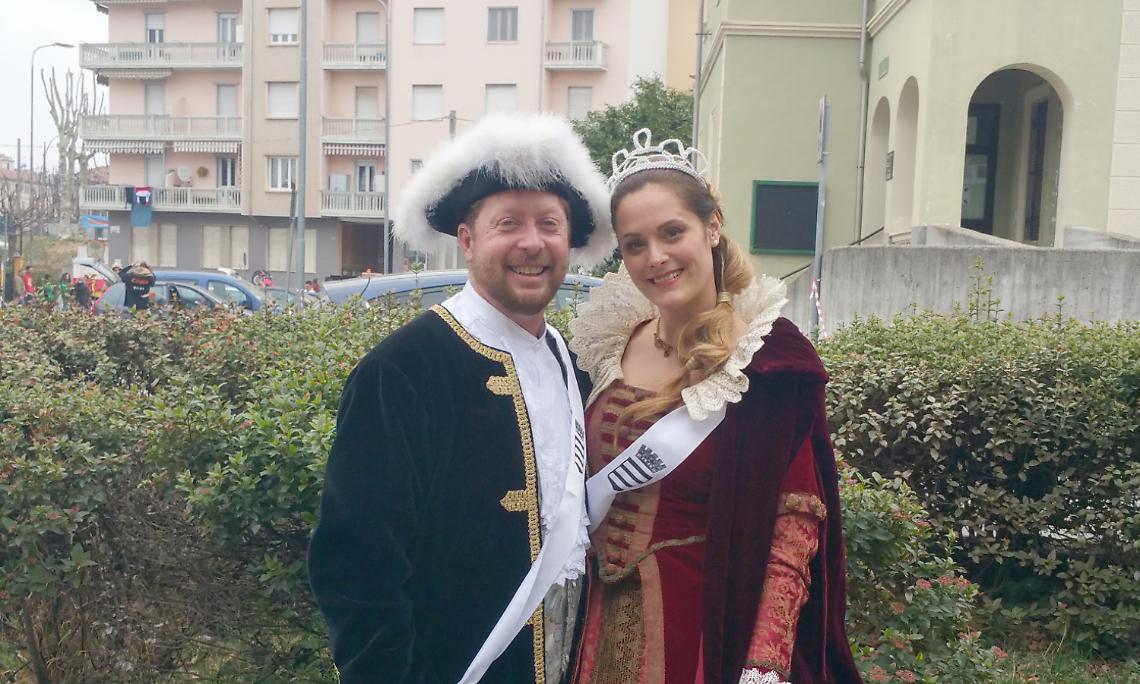 STRAMBINO. Fabio Cordera è il Principe accanto ad Irene Baro