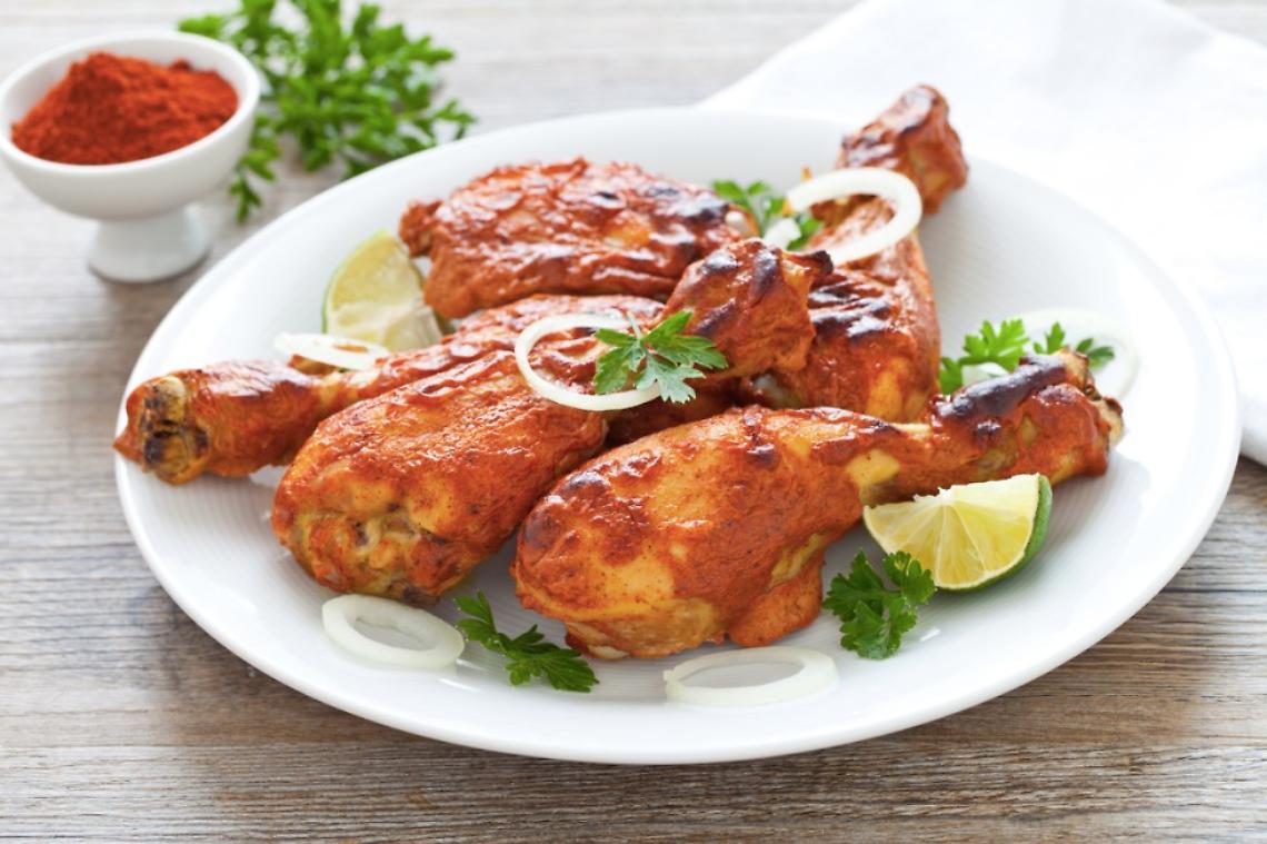 Pollo Tandoori con Piemonte Syrah Doc