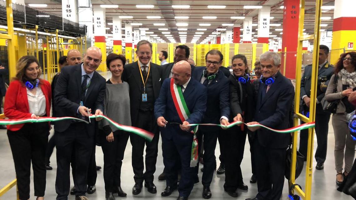 TORRAZZA. Amazon: apre nuovo centro in Piemonte, 1200 posti di lavoro