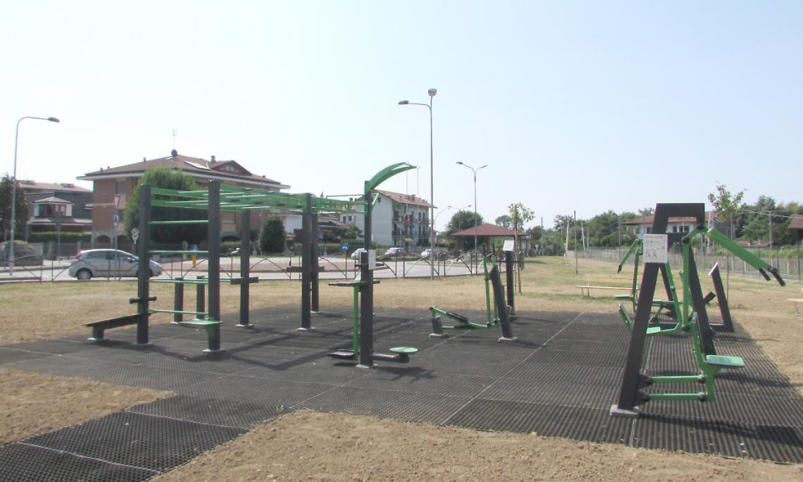 SAN BENIGNO. Inaugurata l’area fitness all’aperto in strada del’Alpina