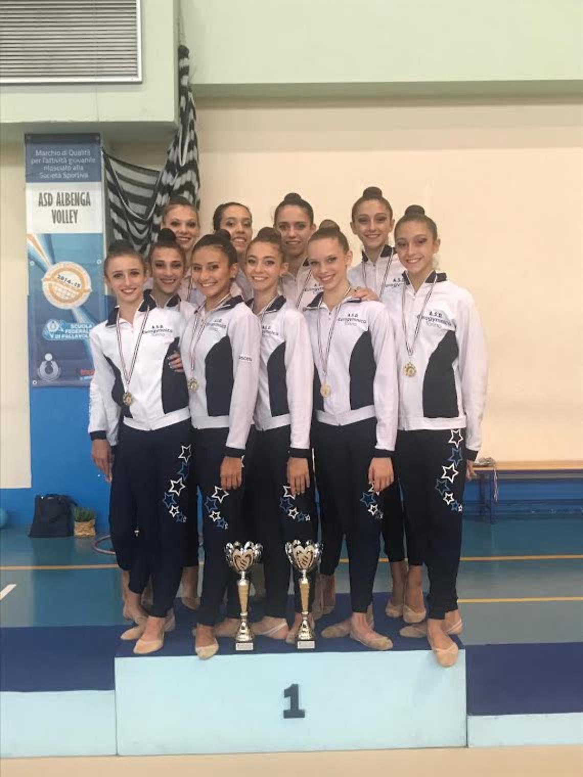 GINNASTICA RITMICA. Titoli e medaglie per Eurogymnica a Nerviano ed Albenga