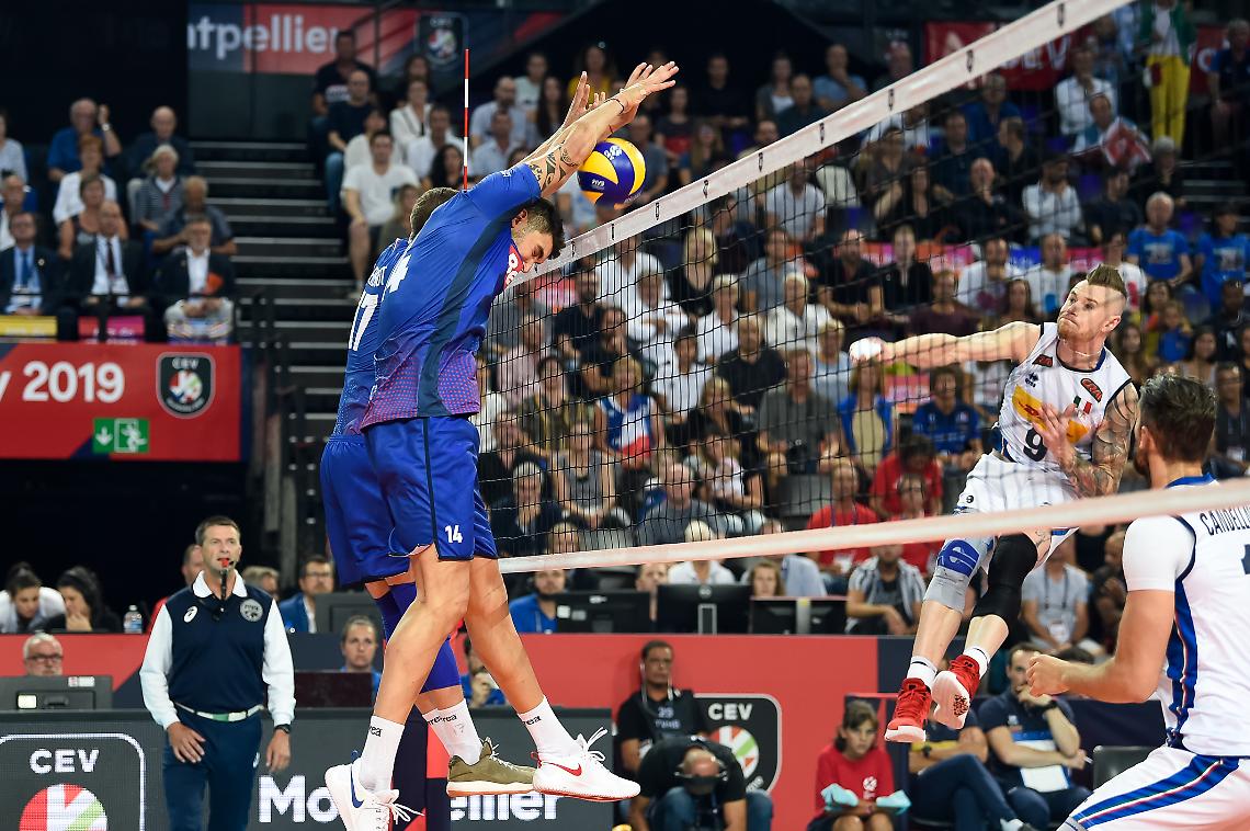 VOLLEY. La Francia infligge la prima sconfitta all'Italvolley negli Europei