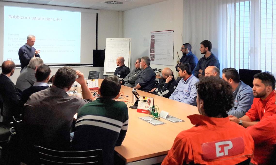LIVORNO FERRARIS. La centrale elettrica EP coinvolta nel Progetto “Dedalo” per la promozione della salute tra cittadini e lavoratori
