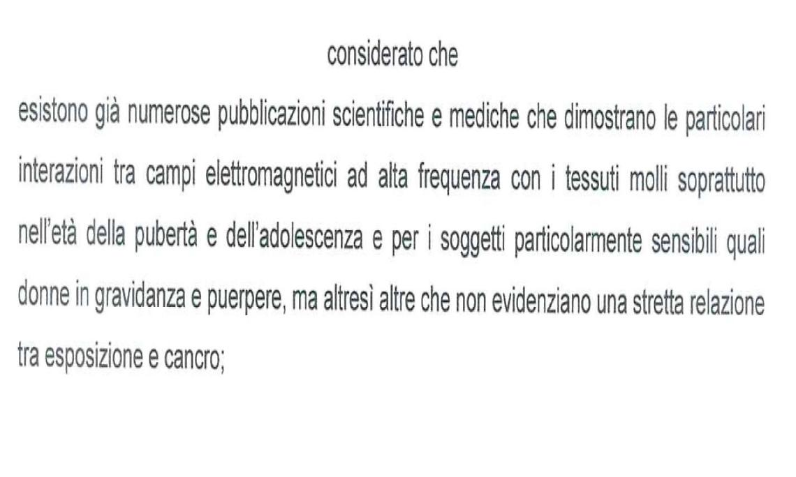 CASTIGLIONE. “Quando il sindaco Lovera scriveva che il wifi fa venire il cancro...”