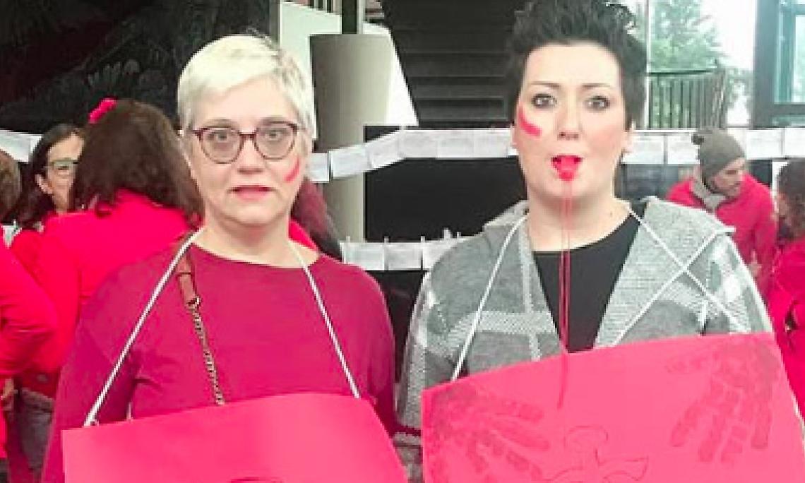 VENARIA. La città si mobilita per gridare il suo “no” alla violenza alle donne