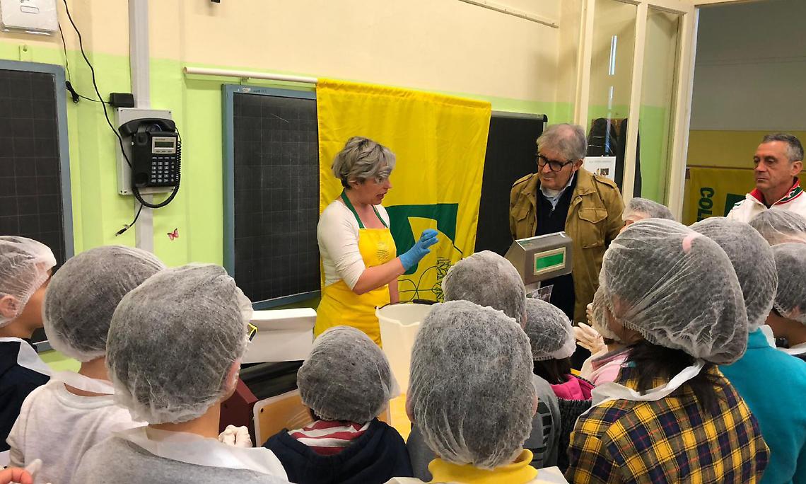 CUORGNÈ. Bambini e sana  alimentazione  alla scuola Peno