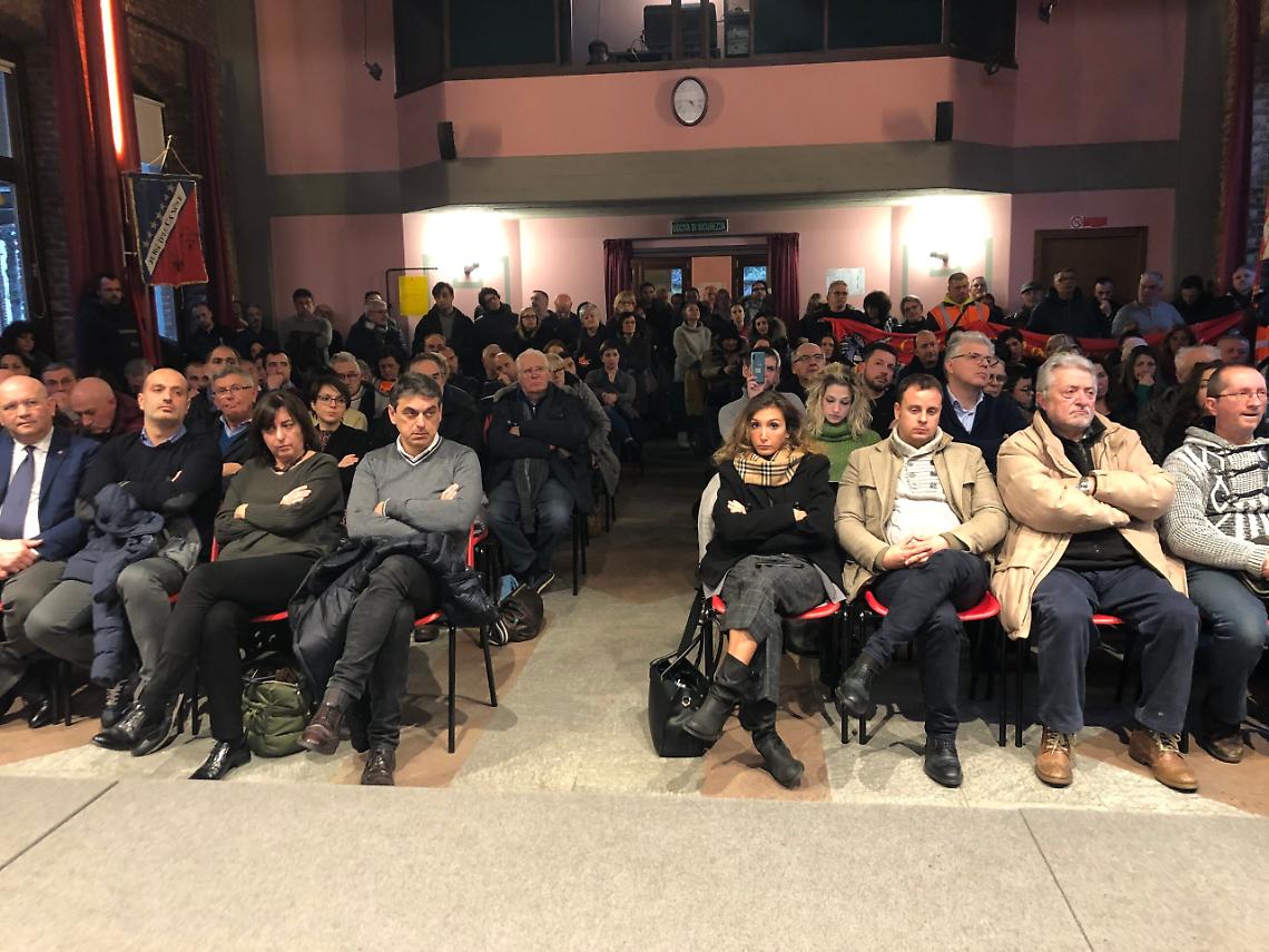 BRANDIZZO. Tutto il territorio si stringe intorno ai 117 lavoratori Martor