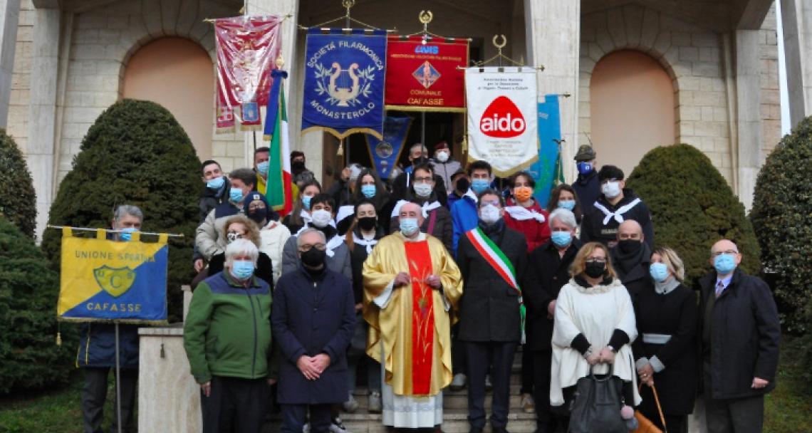 CAFASSE. Una piccola festa per ringraziare e salutare don Sandretto