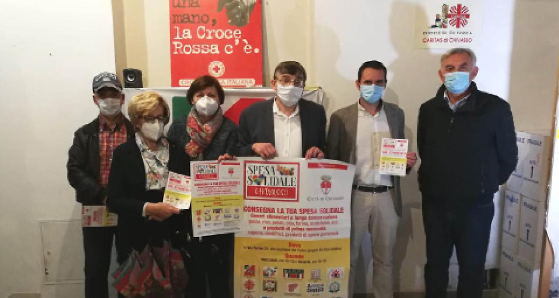 CHIVASSO. La “Spesa Solidale” ha aiutato un centinaio di famiglie in difficoltà