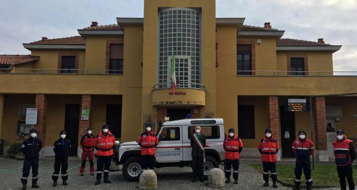 VIDRACCO. Il comune ha donato il Land Rover della sua protezione civile all’Anc di Castellamonte