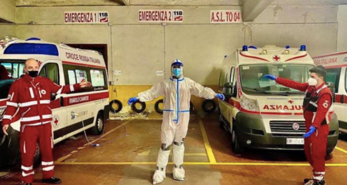 RIVAROLO. Il duro lavoro della Croce Rossa per fare fronte alla pandemia
