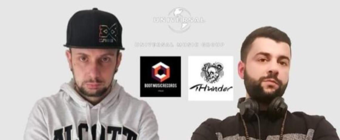 SALUGGIA. Dj Symoz e Tony Erre firmano con la "Thunder Label" edizioni “Universal”