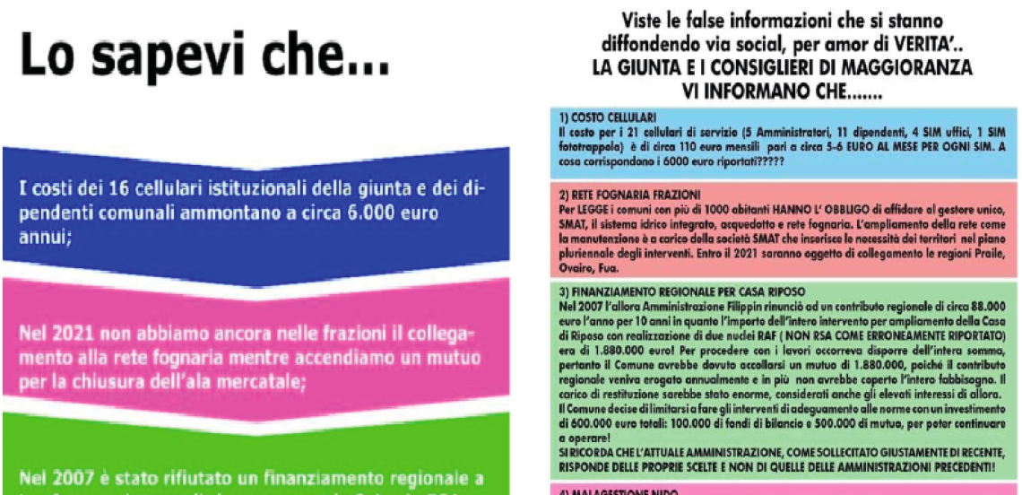 LANZO. È già campagna elettorale! Post contro post sui social...