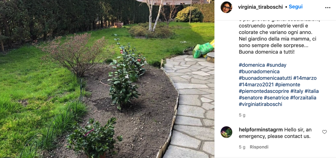 IVREA. Hello sir, an emergency, please contact us... helpforminstagrm