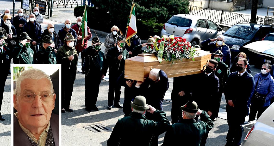 SETTIMO. L’ultimo saluto all’alpino Pavan