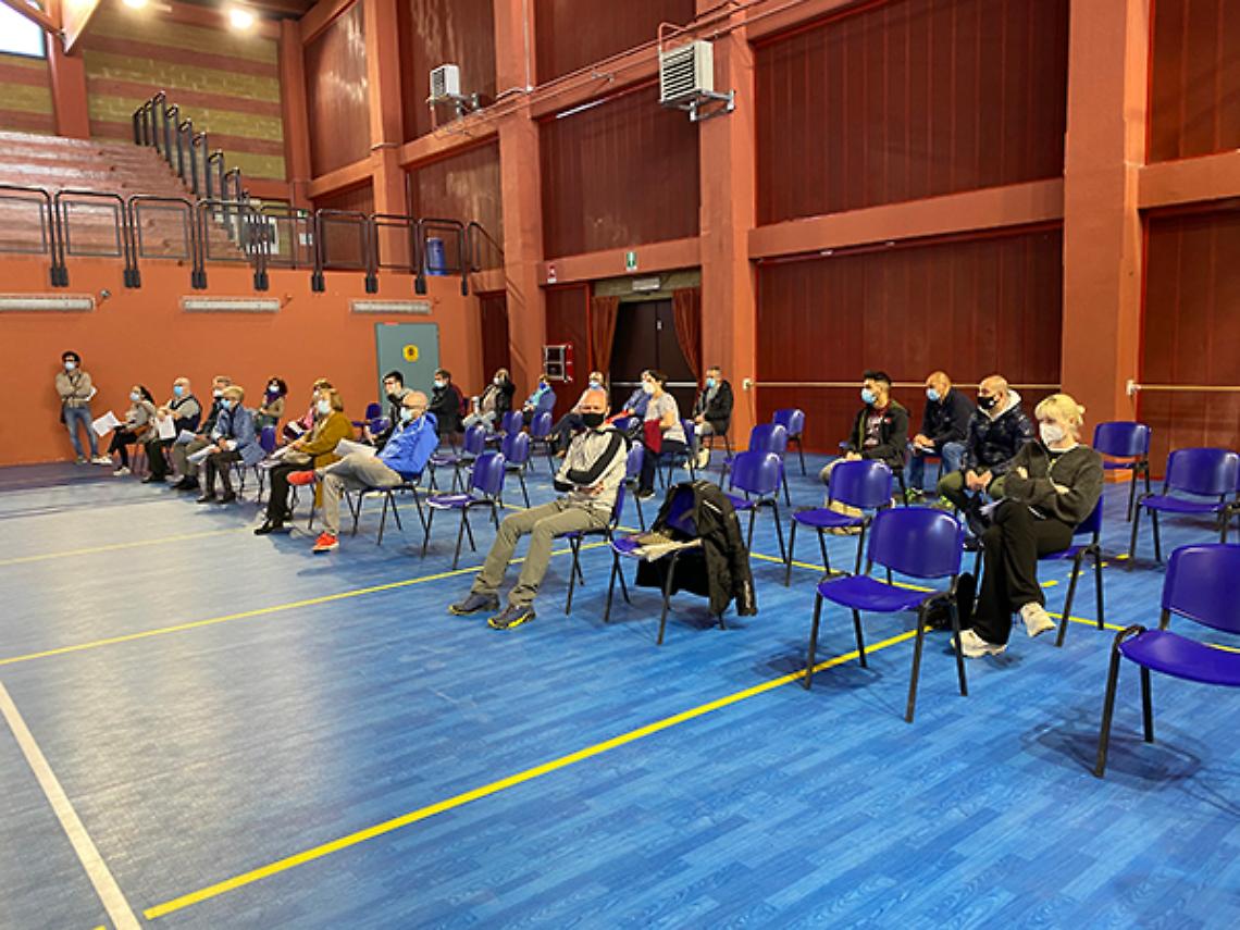 SAN PONSO-RIVAROLO. "Io, vaccinata con AstraZeneca, al PalaLancia di Chivasso ho ricevuto un trattamento eccellente"