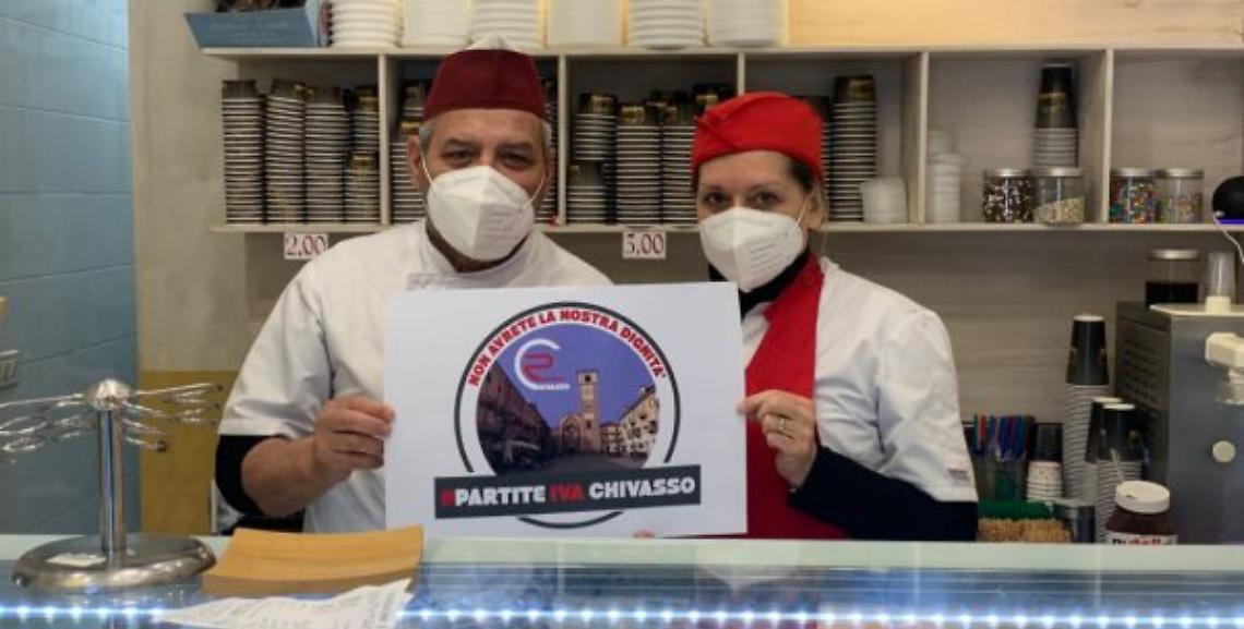 CHIVASSO. Crisi e chiusure forzate: "Raccogliamo le briciole"