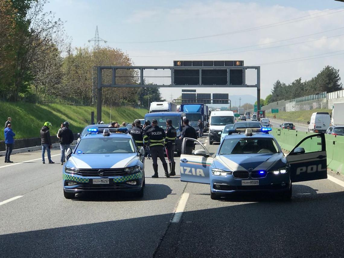 Ristoratori del Canavese hanno bloccato il traffico sulla tangenziale di Torino