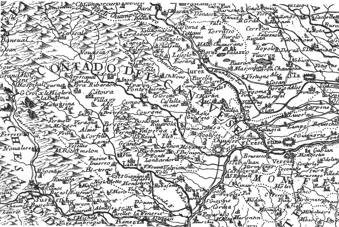 Il Canavese e i suoi  confini geografici