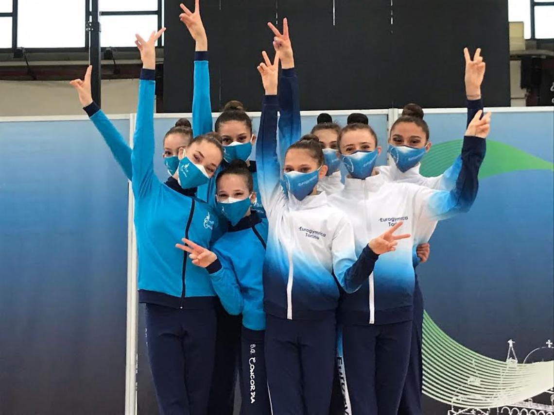GINNASTICA RITMICA. La Società Ginnastica Concordia conquista la promozione in B