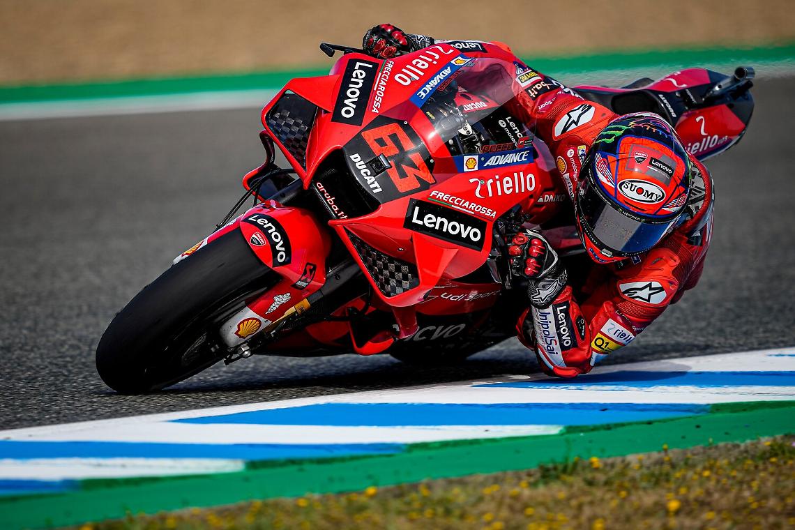 MOTOGP. Pecco Bagnaia sale ancora sul podio a Jerez e balza in vetta al Mondiale
