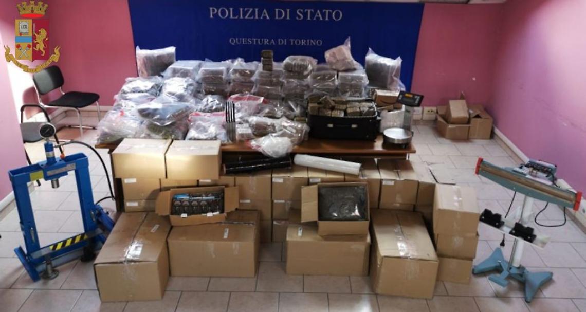BRANDIZZO. Droga, sequestrata una tonnellata in tre settimane tra Torino e Provincia