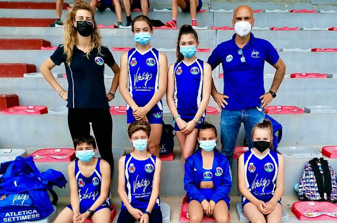 ATLETICA LEGGERA. Il settore giovanile dell’Atletica Settimese fa il pieno di medaglie