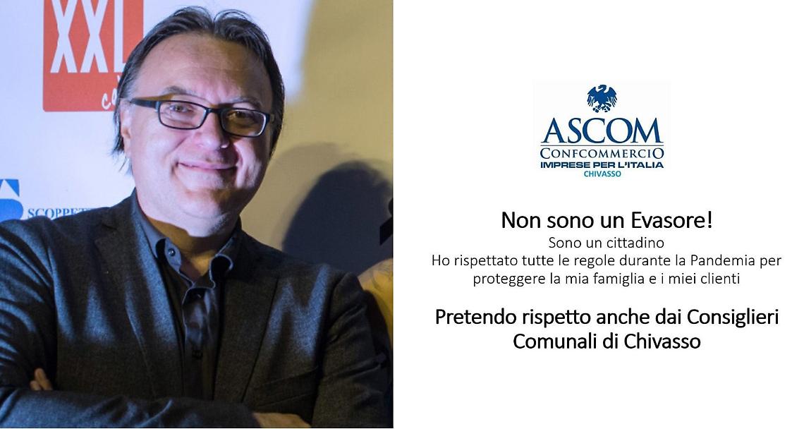 CHIVASSO. Offese di Marino e Scarano ai commercianti, Ascom: "Ridicolo!"