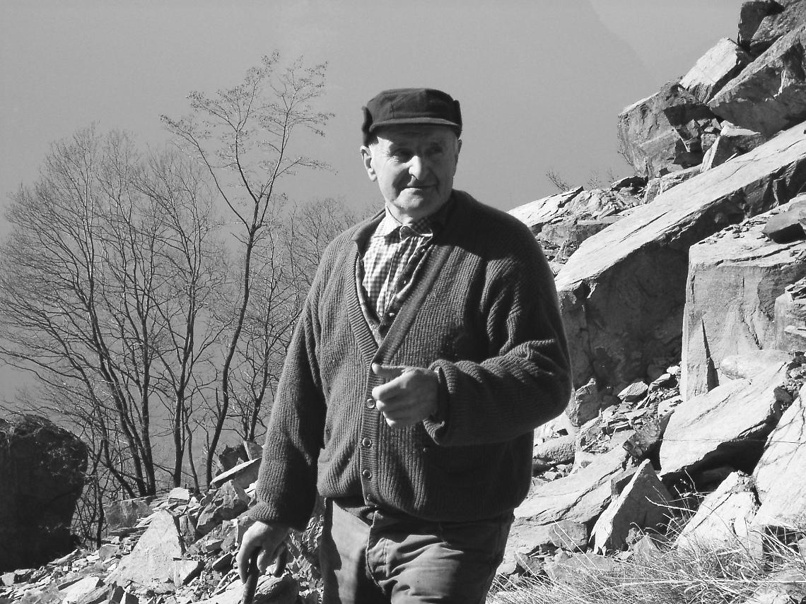 I cavatori di lose di Locana. Ernesto Gotta: «Io sono stato l’ultimo»