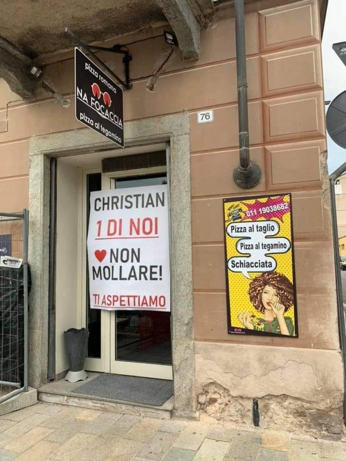 CHIVASSO. “Christian 1 di noi! Non mollare!”: la città tifa per Maletta