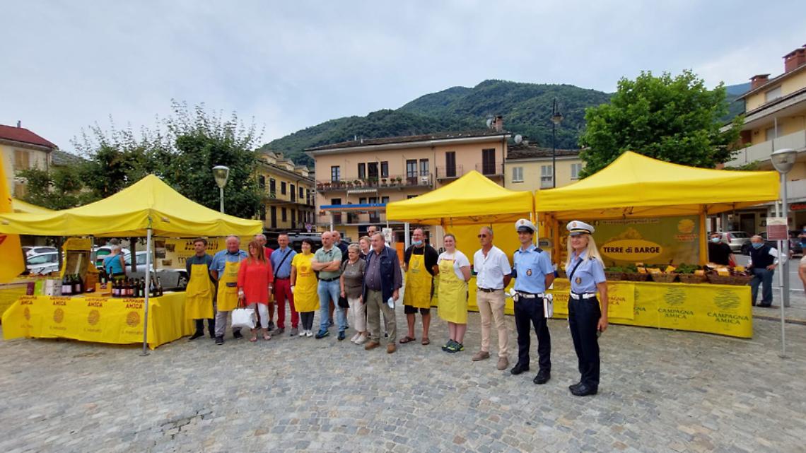 PONT CANAVESE. Inaugurato il mercato di Coldiretti Campagna Amica