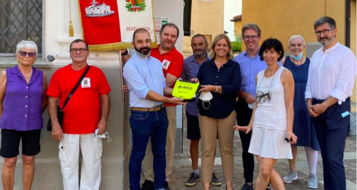 CIRIÈ. Dai volontari delle associazioni un defibrillatore per Località Rossignoli