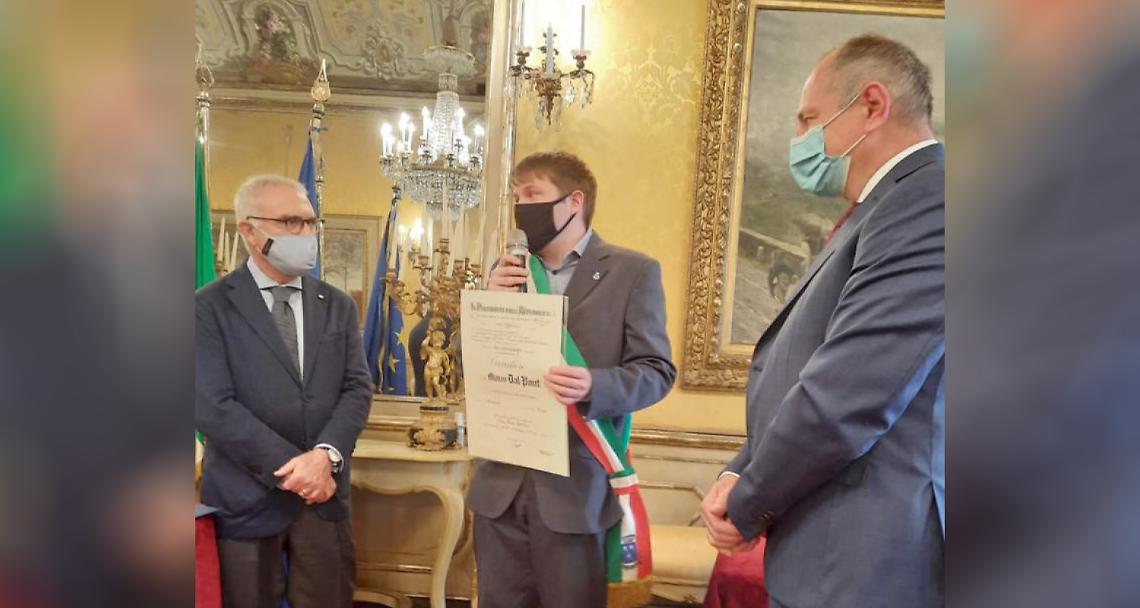 GASSINO TORINESE. Arriva l’onorificenza per il Presidente della Fidas di Gassino, Mauro Dal Pont