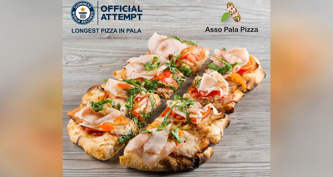 RIVAROLO CANAVESE. 40 metri di pizza per entrare nel Guinness