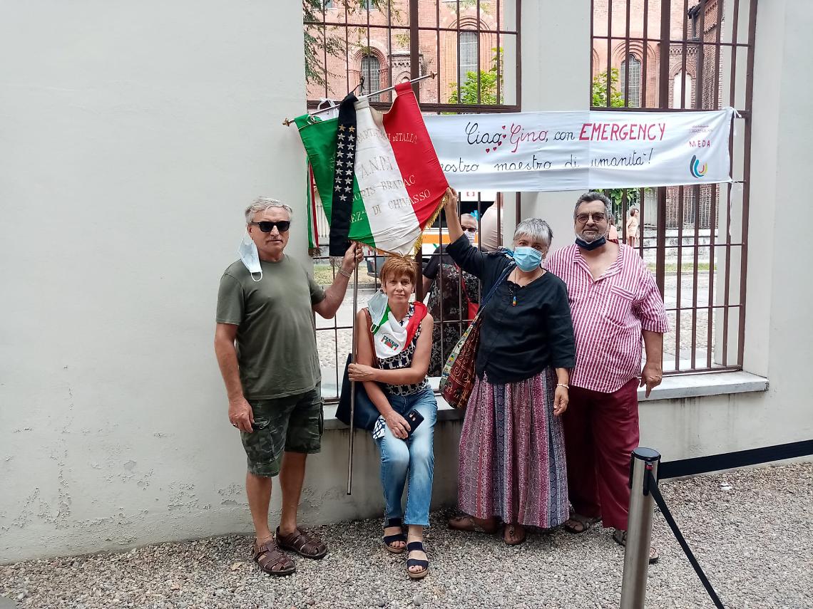 CHIVASSO. L'Anpi rende omaggio a Gino Strada