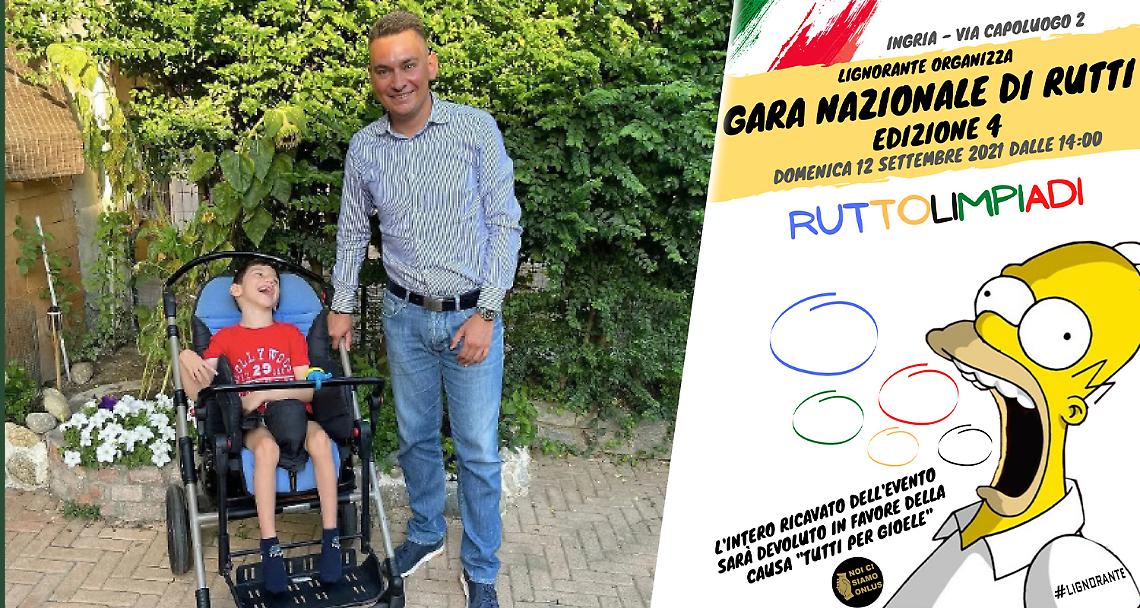 INGRIA. Le “Ruttolimpiadi” per il piccolo Gioele domenica 12 settembre